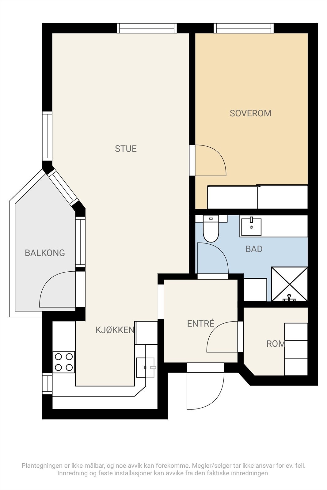 Plantegning - 1. etasje. Galleribilde