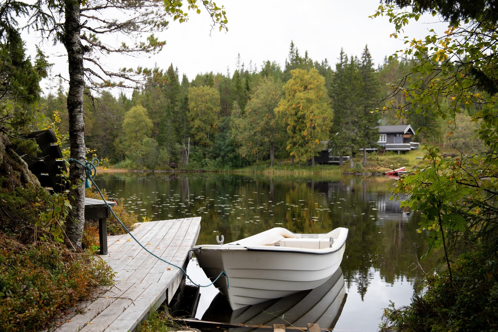 Båtplass ved Haugatjønna. Galleribilde