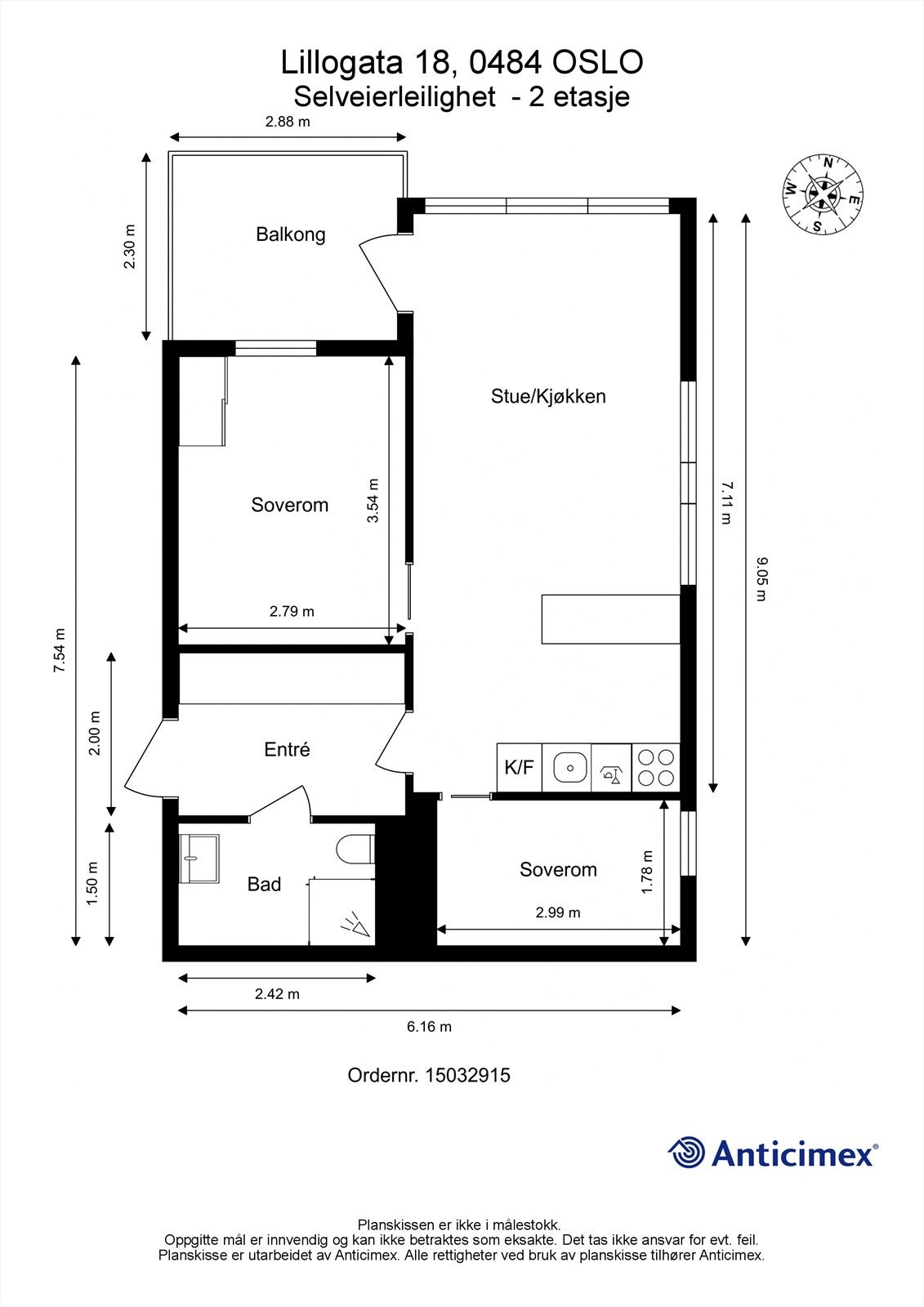 Plantegning Galleribilde