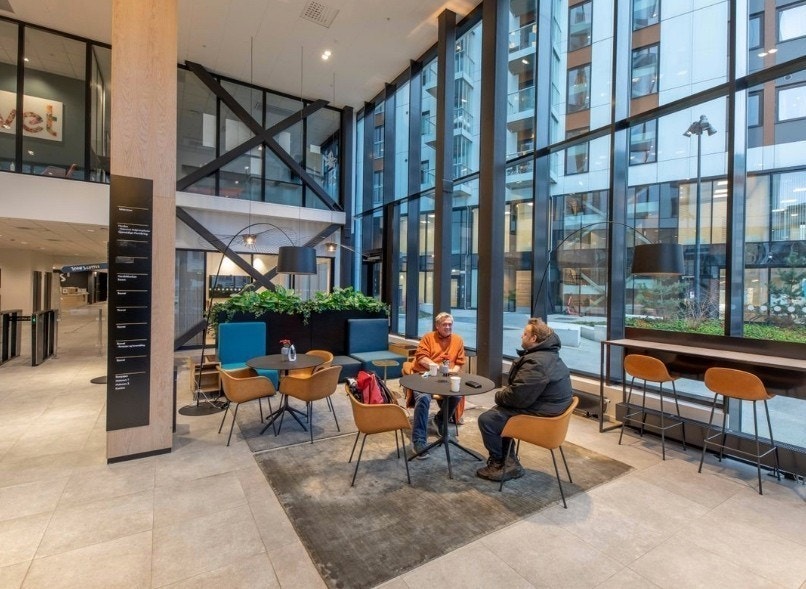 Vente område ved resepsjonen Galleribilde