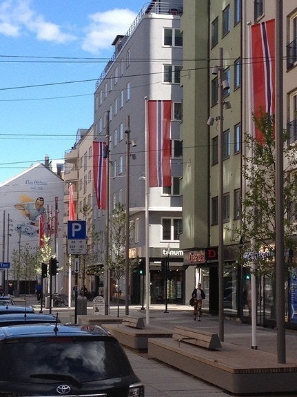 Kontorene ligger like ved Bogstadveien Galleribilde