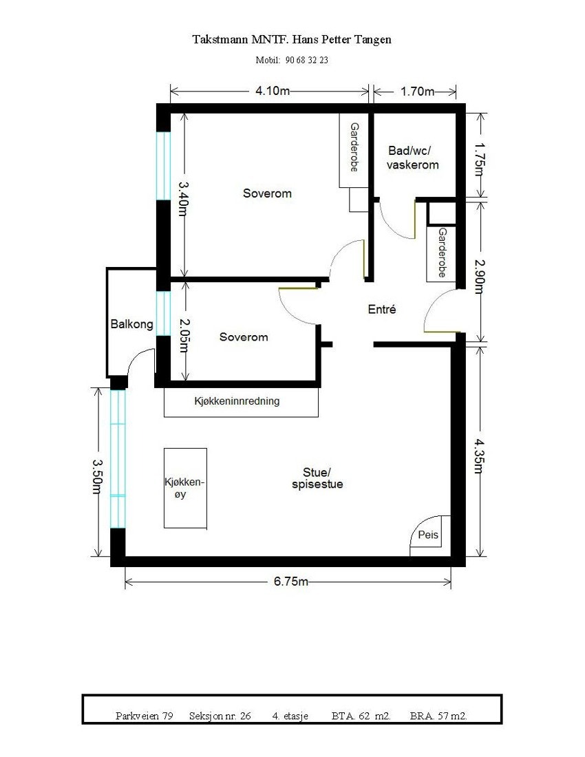 Alternativ plantegning Galleribilde