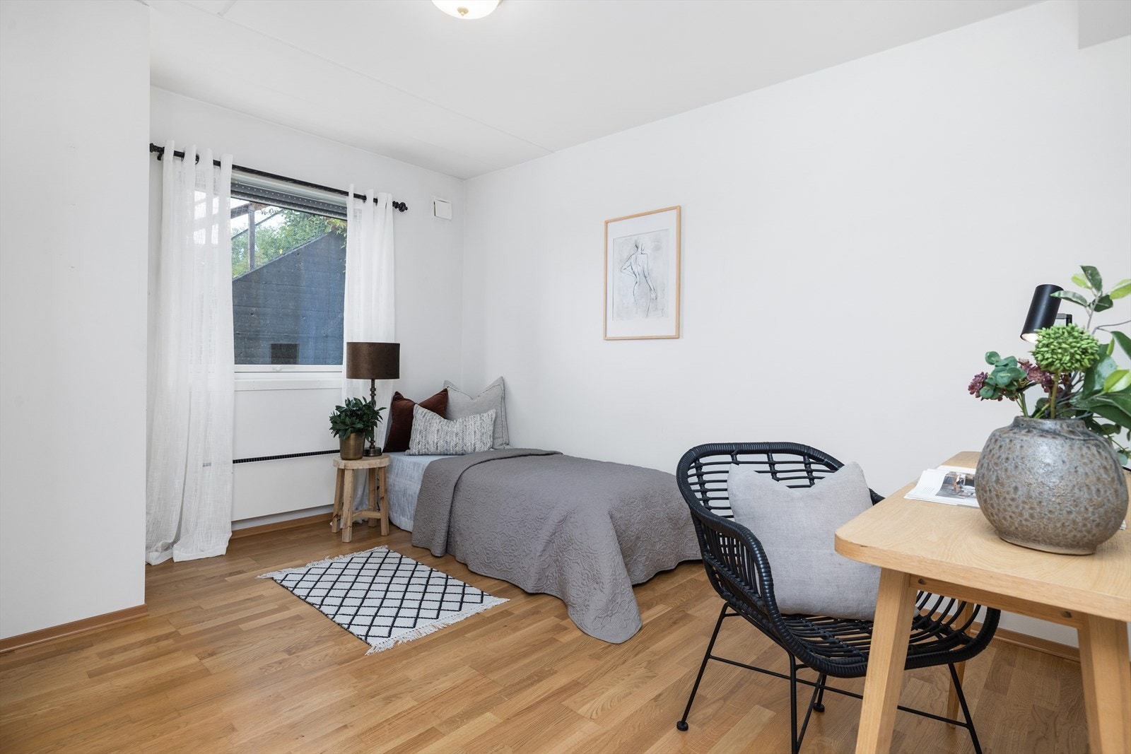 Lyst og tiltalende soverom nr. 2. Galleribilde
