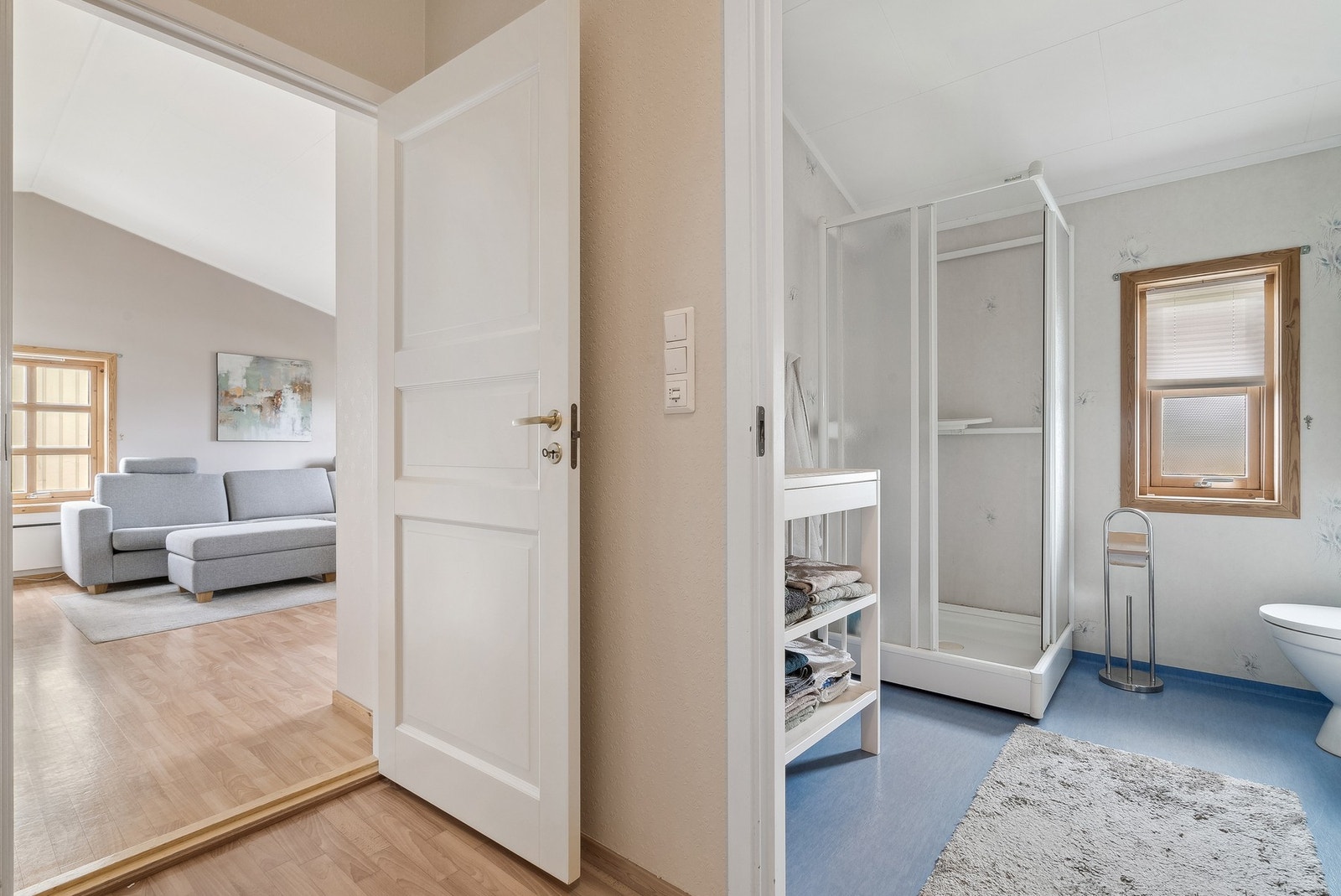 Loftstue og bad/wc Galleribilde