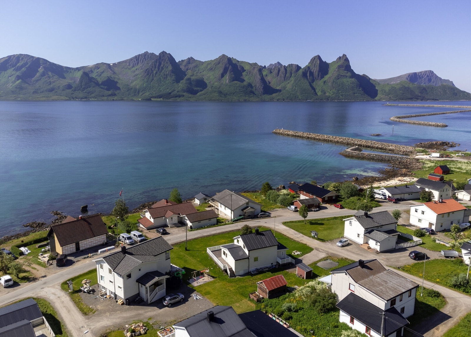 Eiendommen sett fra lufta Galleribilde