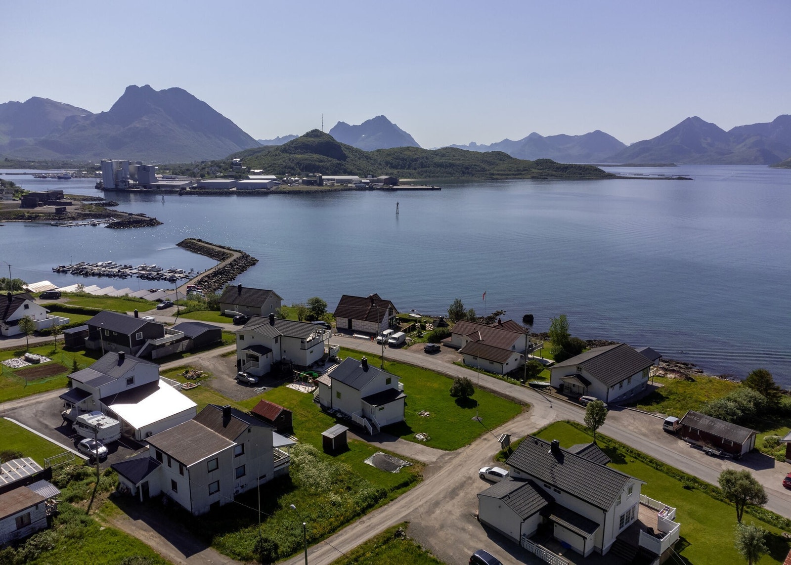 Eiendommen sett fra lufta Galleribilde