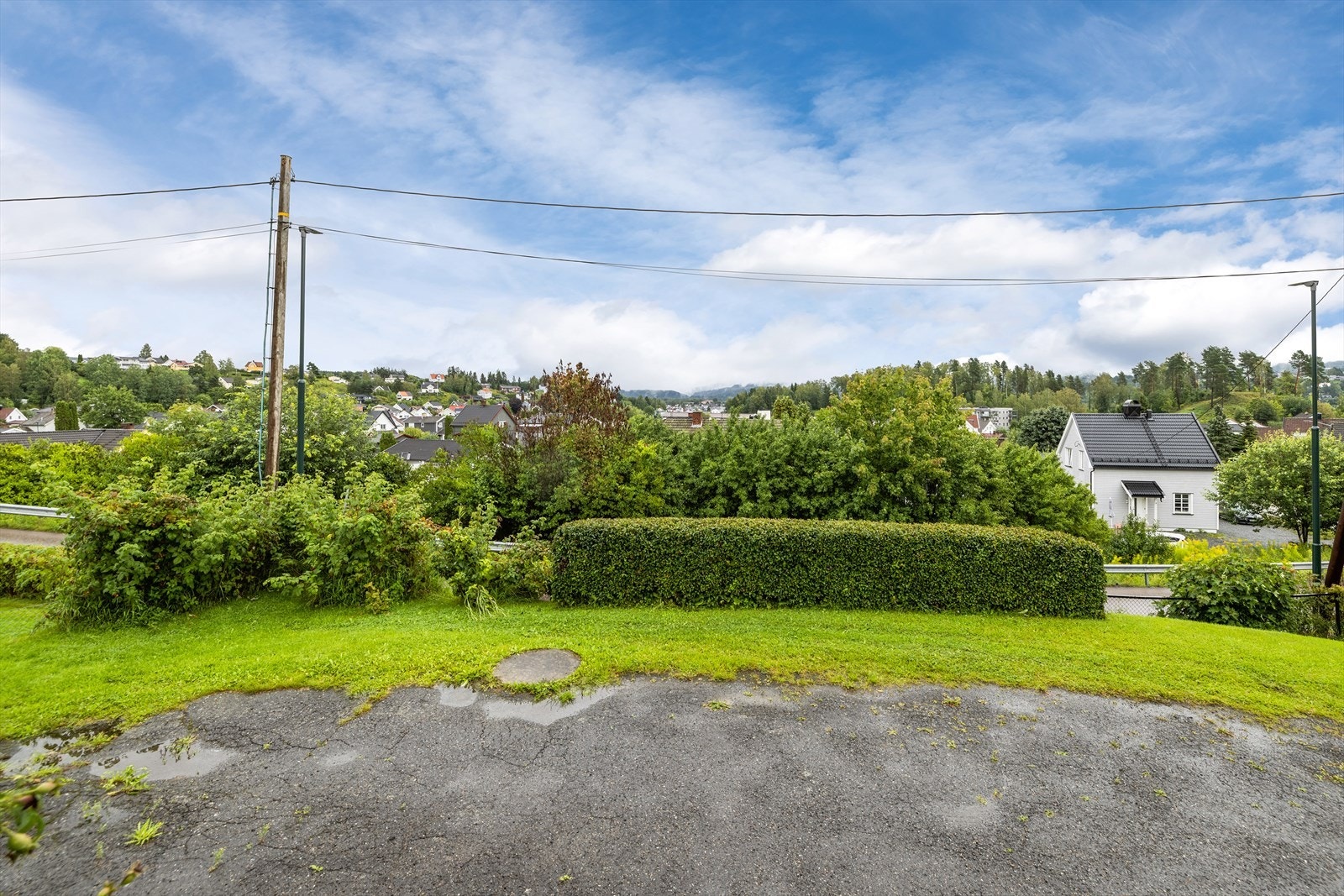 Fin utsikt fra eiendommen. Galleribilde