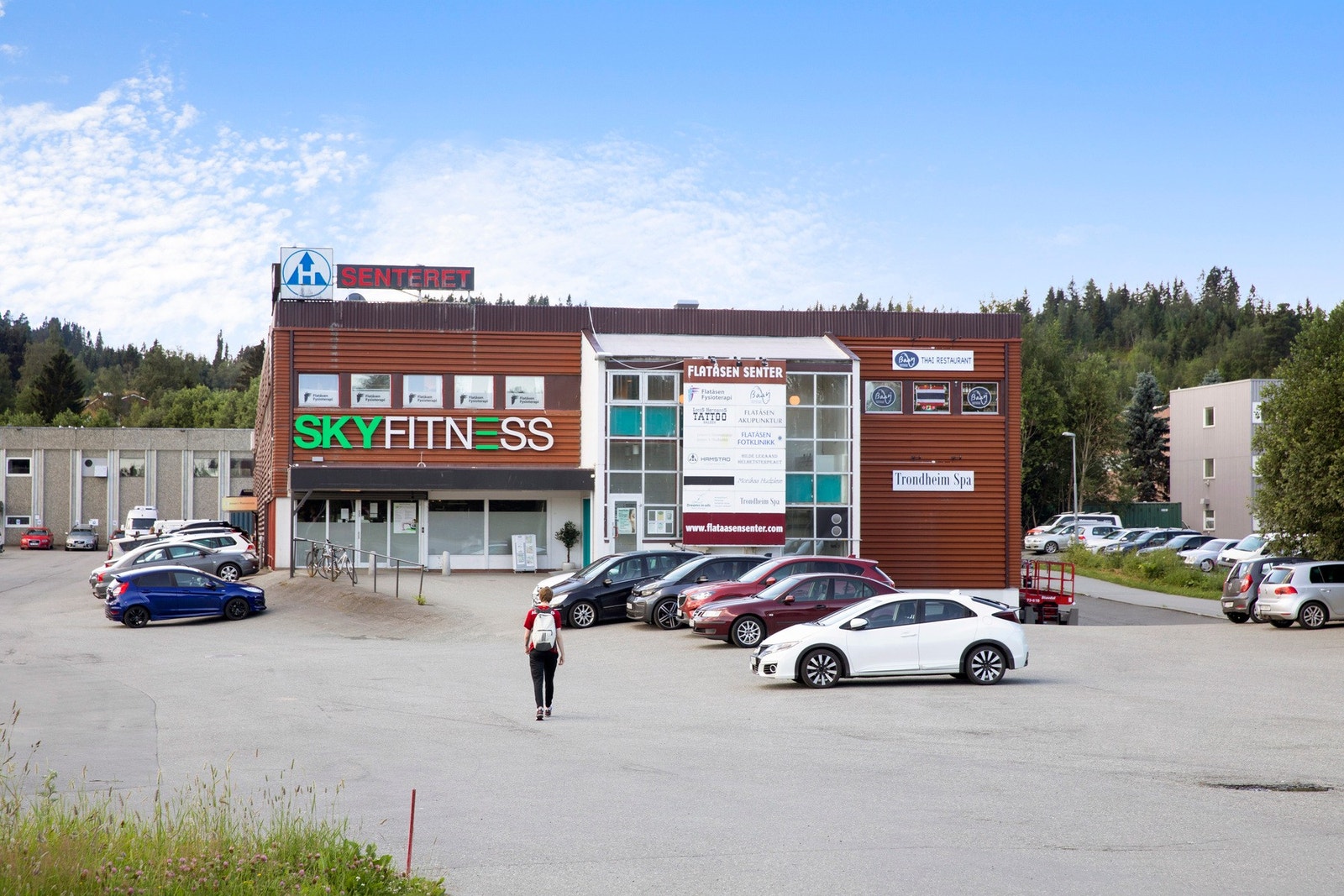 På Flatåsen finner du nærmeste treningssenter SkyFitness Galleribilde