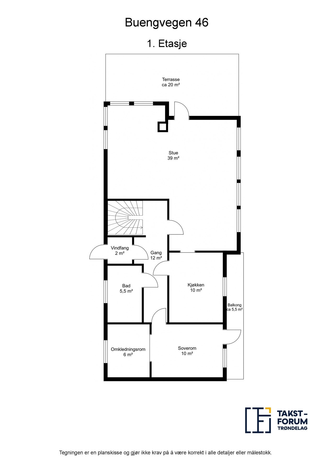 Planskisse 1.etasje Galleribilde