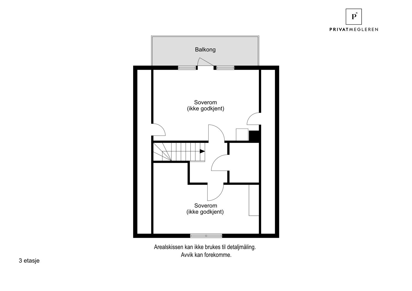 Plantegning loftetasje Galleribilde