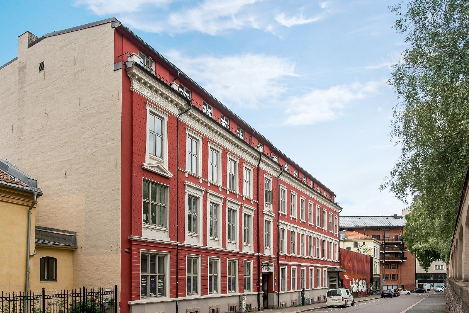 Eiendommen ligger vis a vis Pilestredet Park Galleribilde