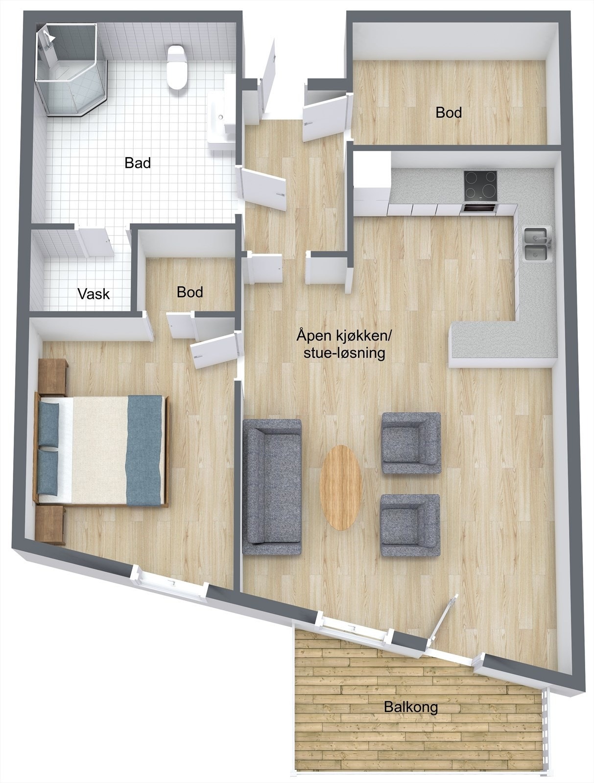 Plantegning Galleribilde