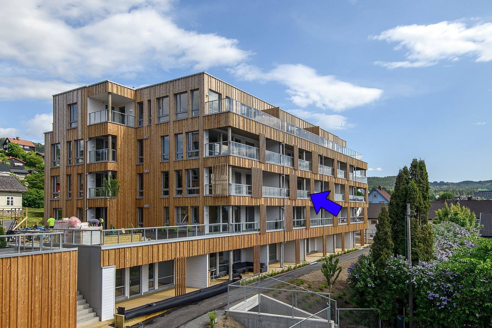 Leiligheten ligger i A-blokka, og har en flott utsikt som bør ses. Galleribilde