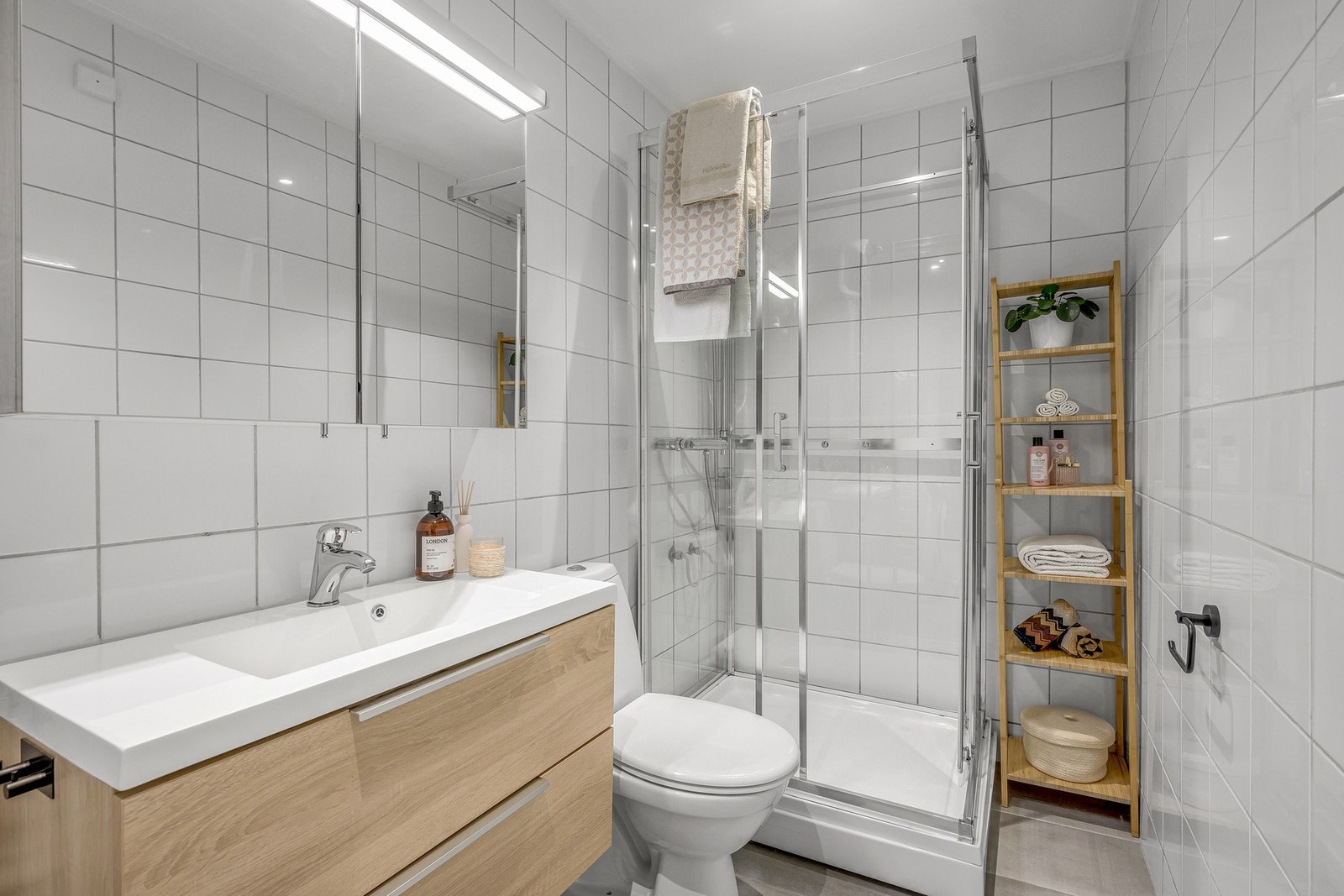 Baderommet er på 4,1 m² Galleribilde