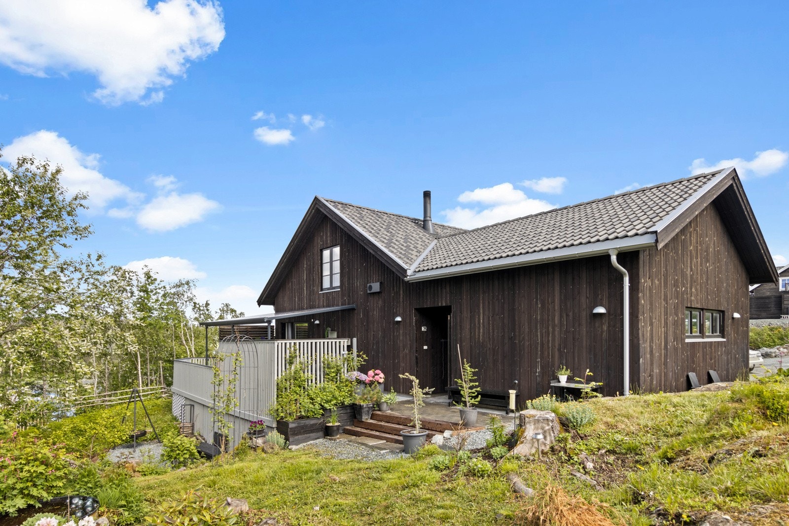 Pent opparbeidet hage. Galleribilde