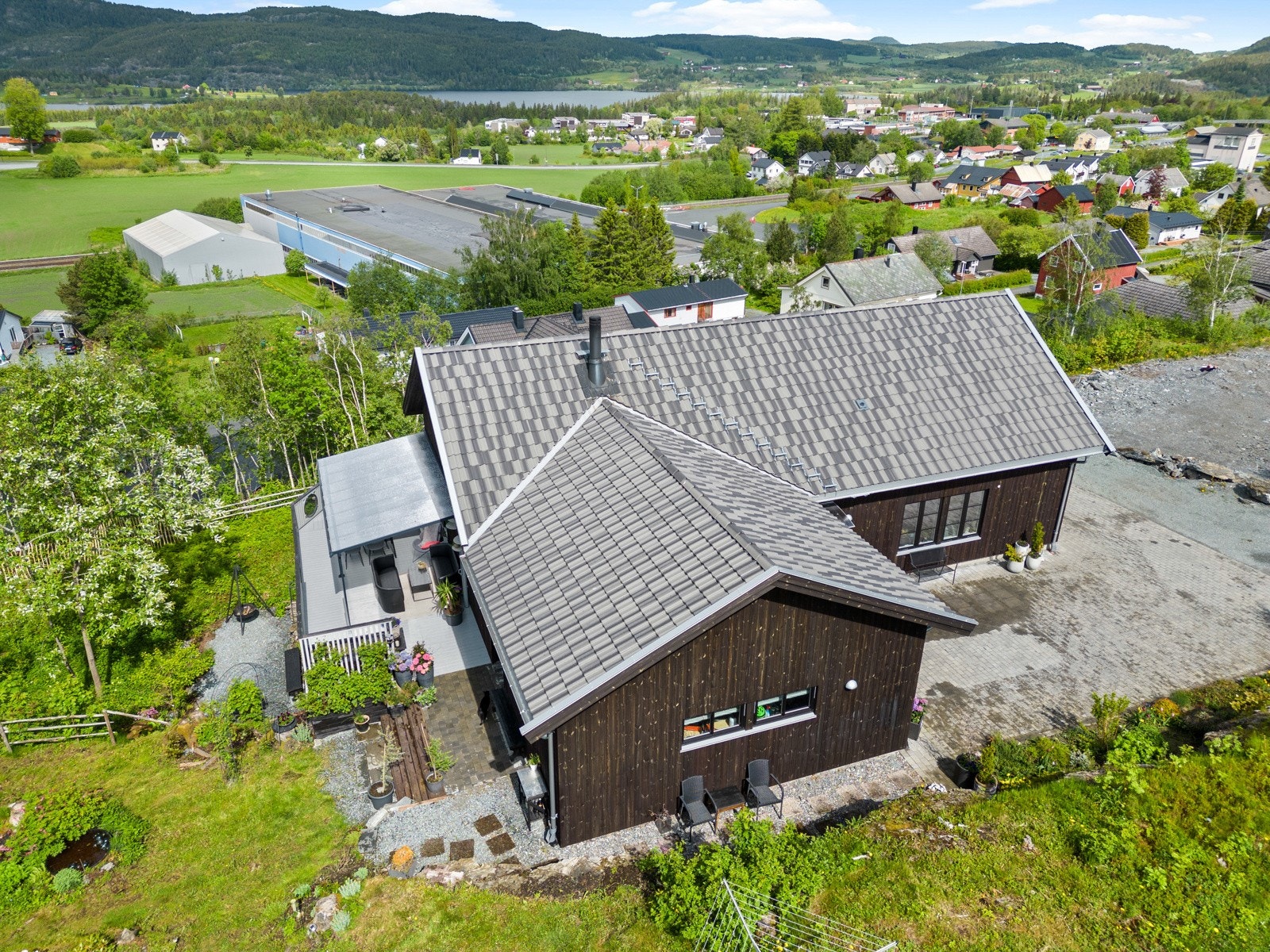 Dronefoto Galleribilde
