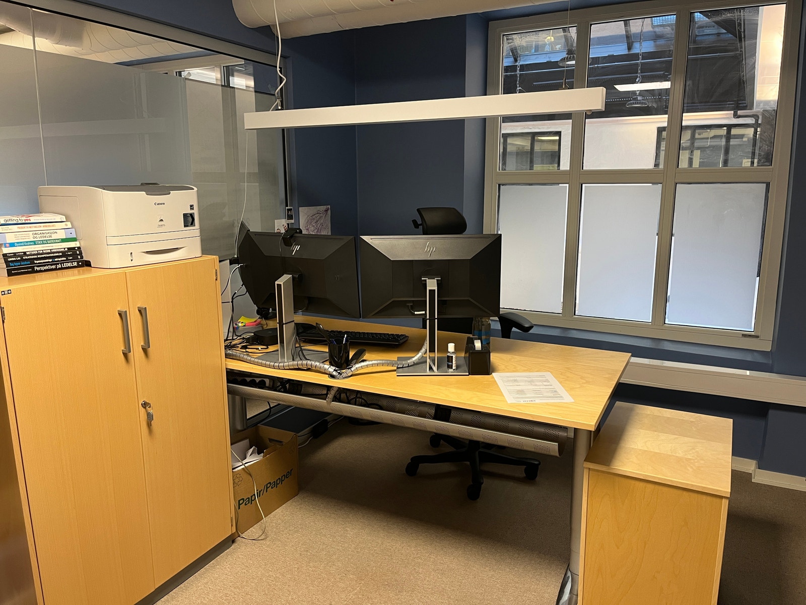 Bilde er av den innerste delen av lokalet Galleribilde