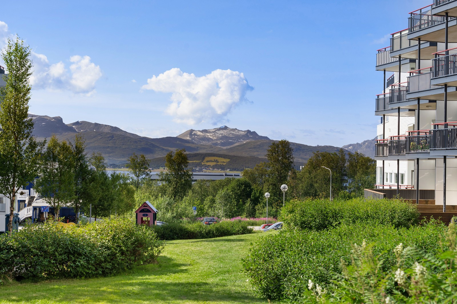 Uteområdet.