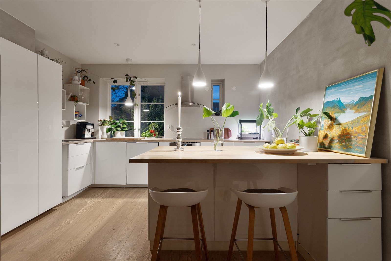 Kveldsstemning. Galleribilde