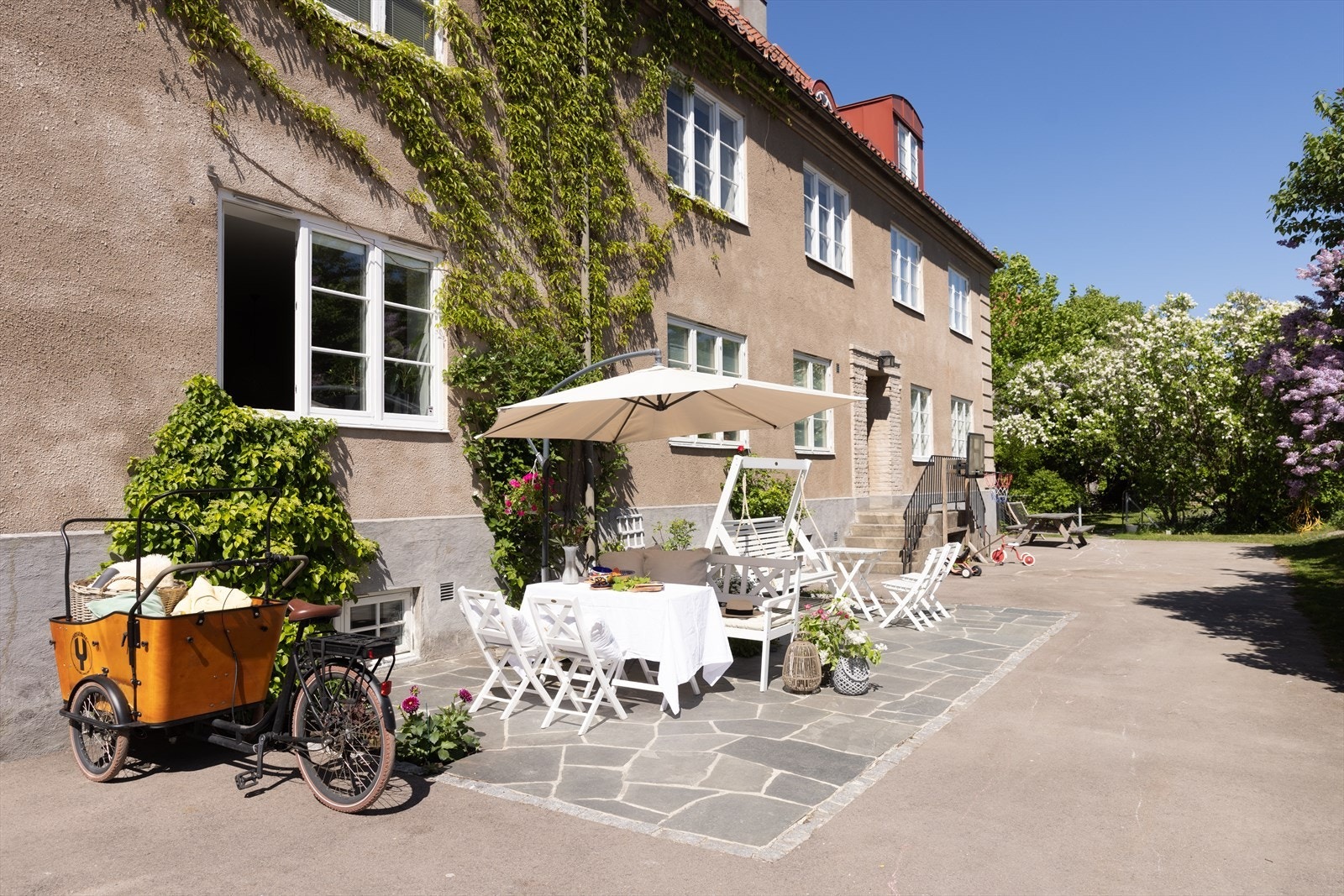 Bomiljøet i Ullevål Hageby er beskrevet som hyggelig, sosialt og svært barnevennlig. Galleribilde