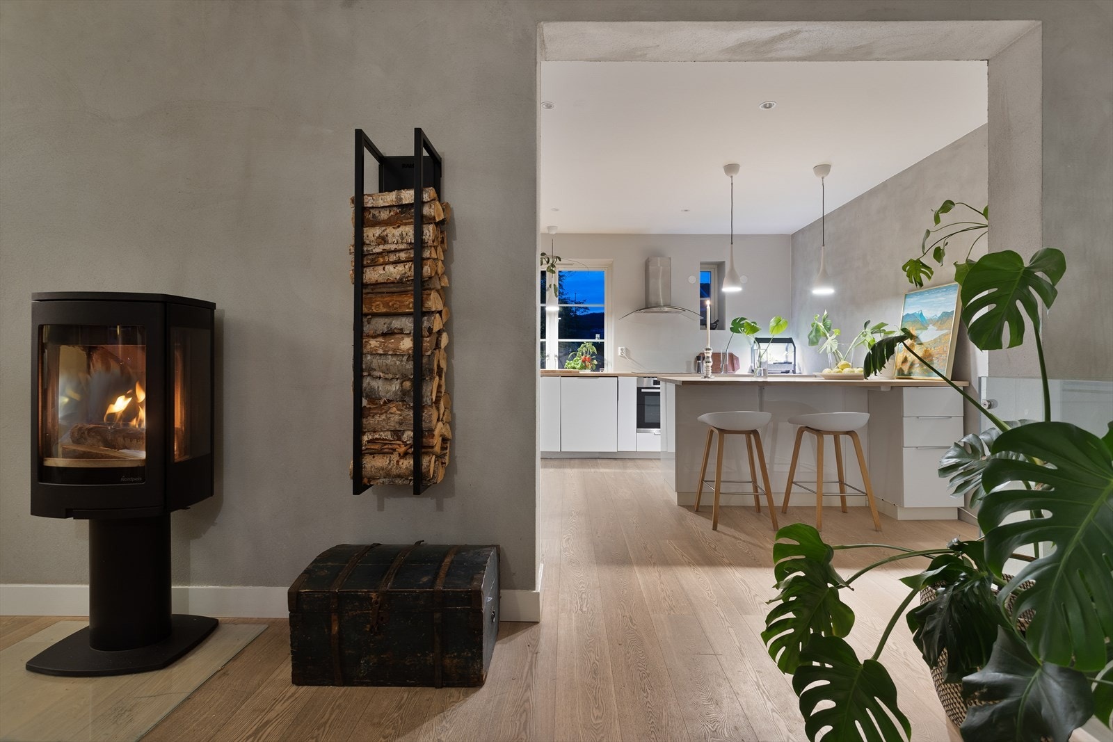 Kveldsstemning. Galleribilde