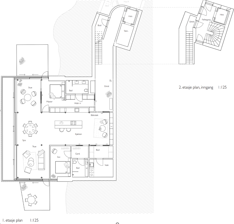 Plantegning Galleribilde