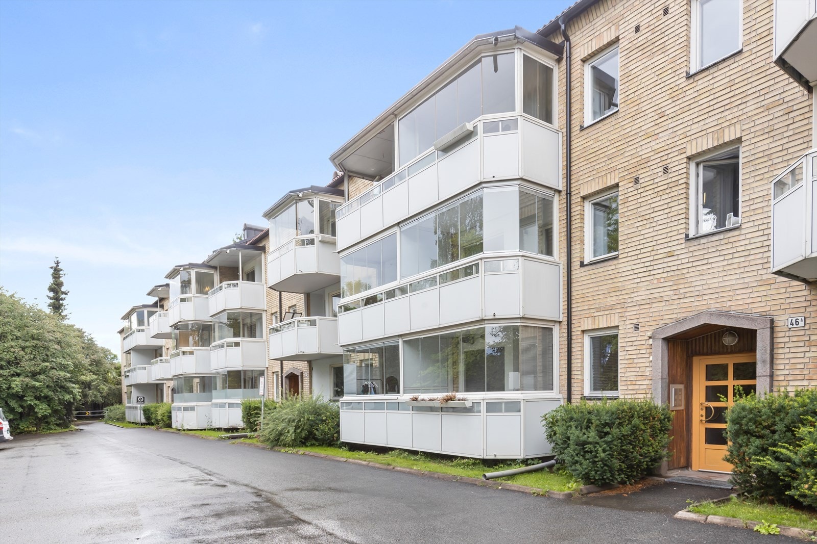 Borettslaget består av 96 andelsleiligheter. Galleribilde