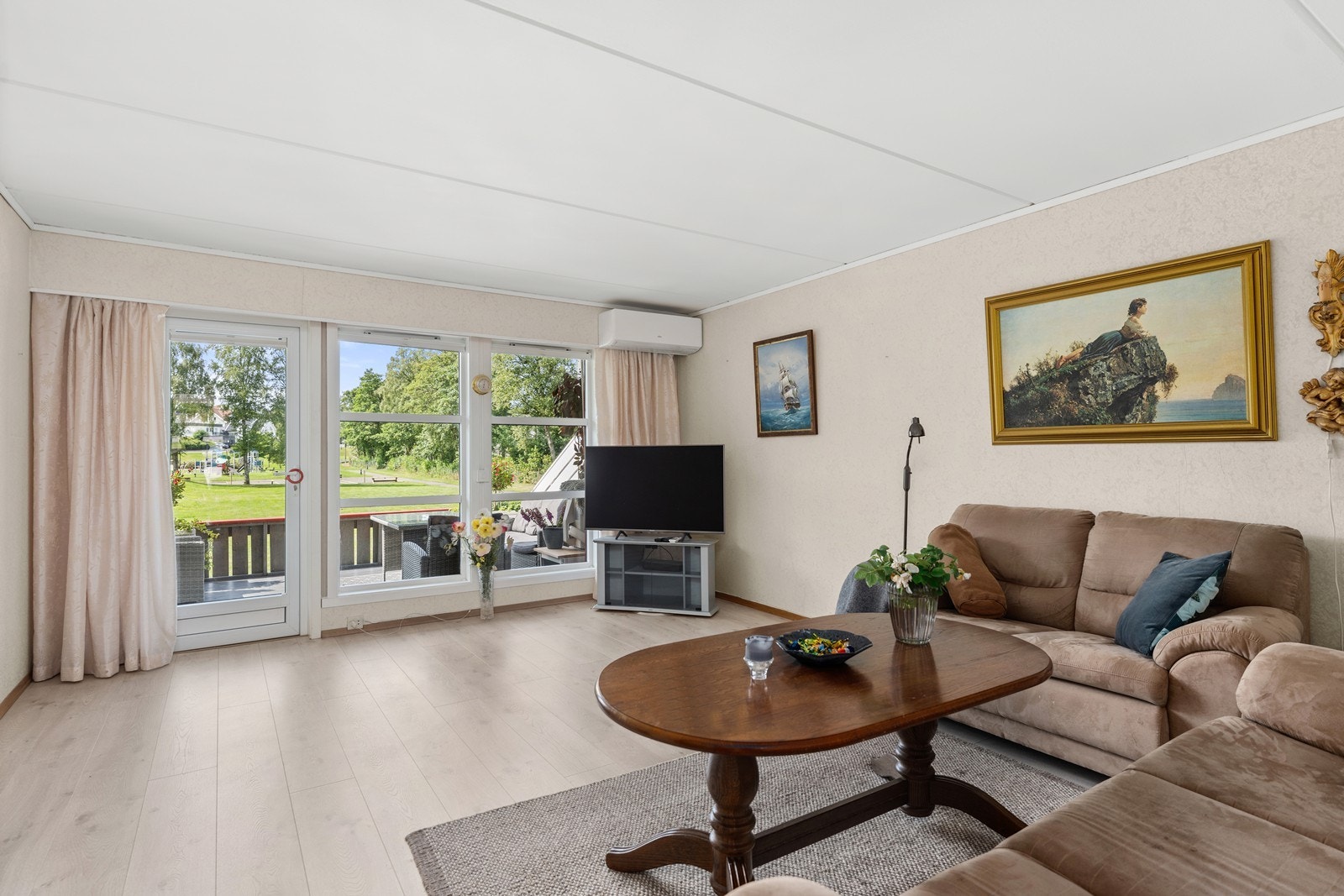 Flott utsikt fra stue Galleribilde