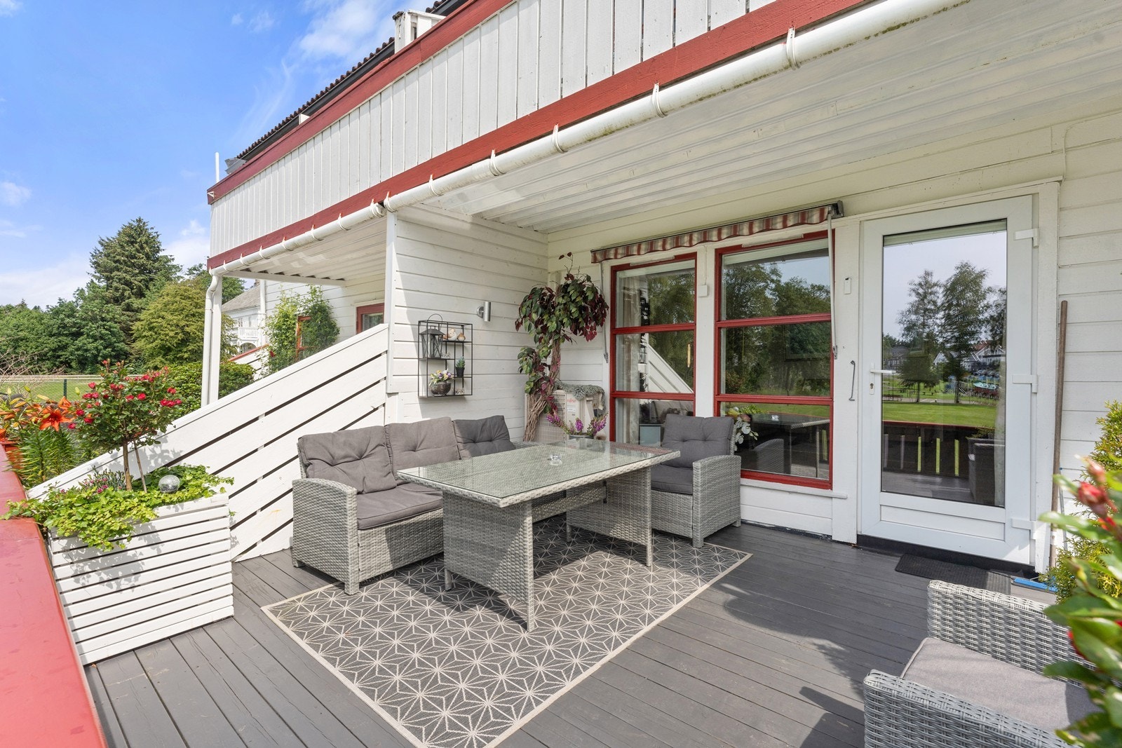 Hyggelig uteområde Galleribilde