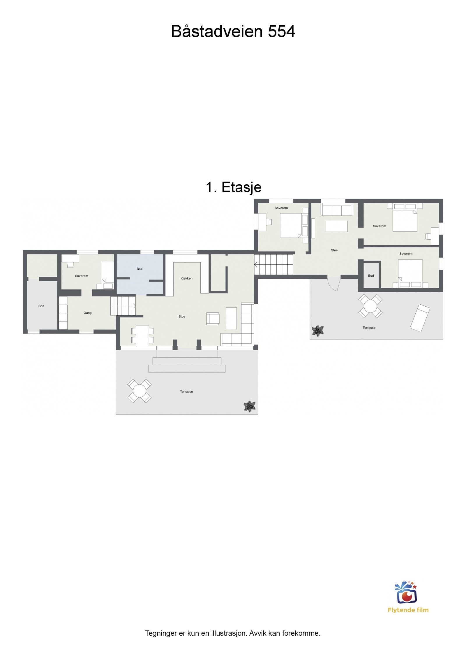 Plantegning Galleribilde