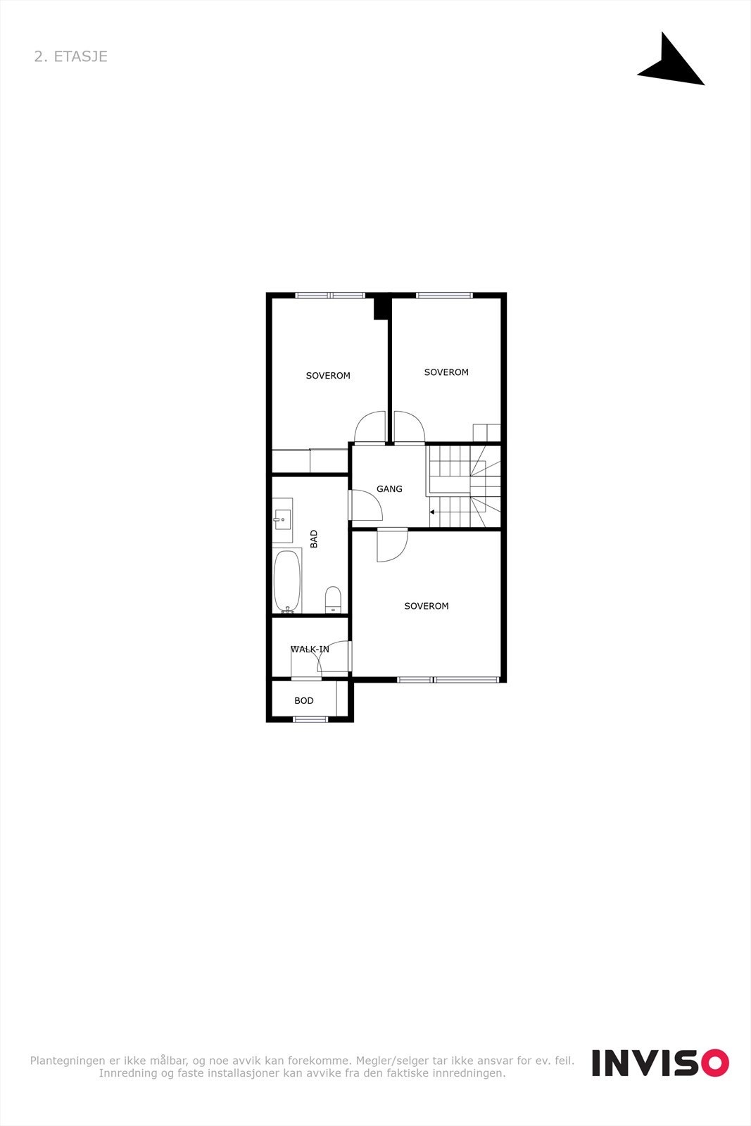 Planskisse 2. etasje Galleribilde
