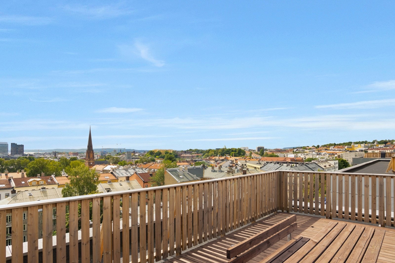 Praktfull utsikt over Oslo by. Galleribilde