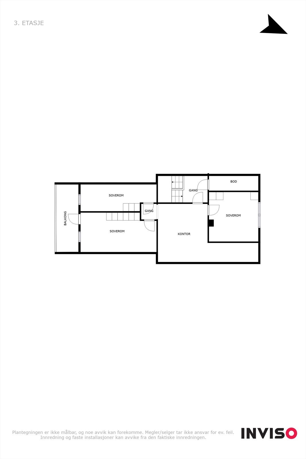 Planskisse 2. etasje Galleribilde