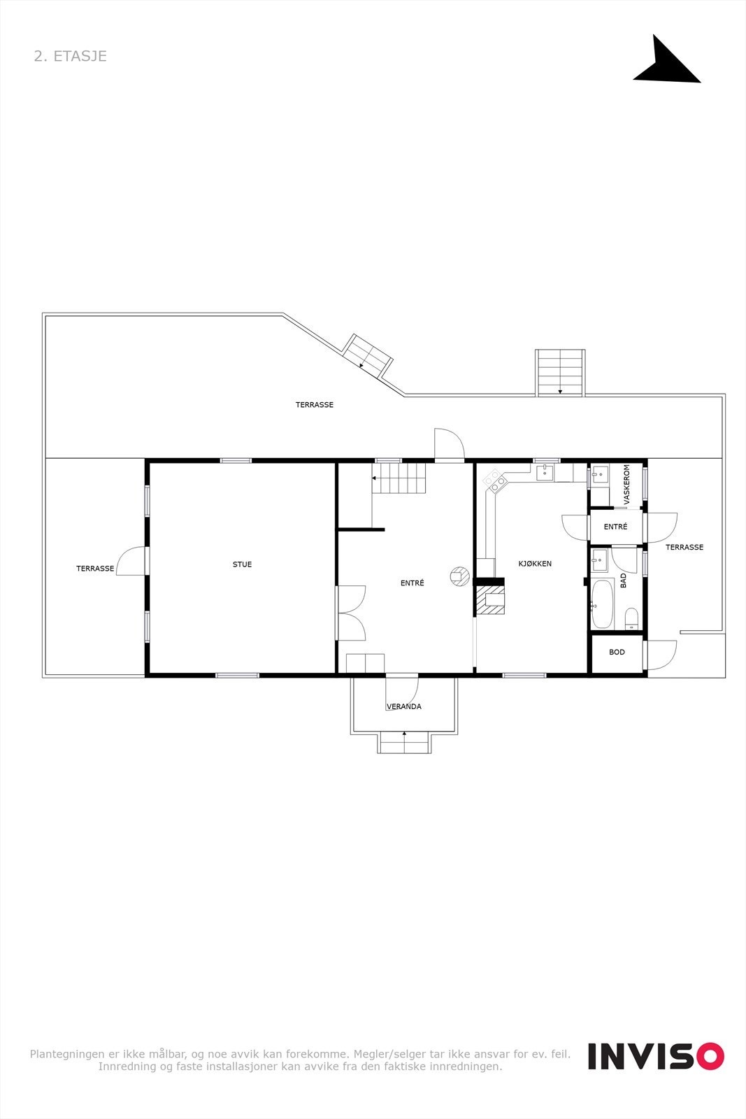Planskisse 1. etasje Galleribilde