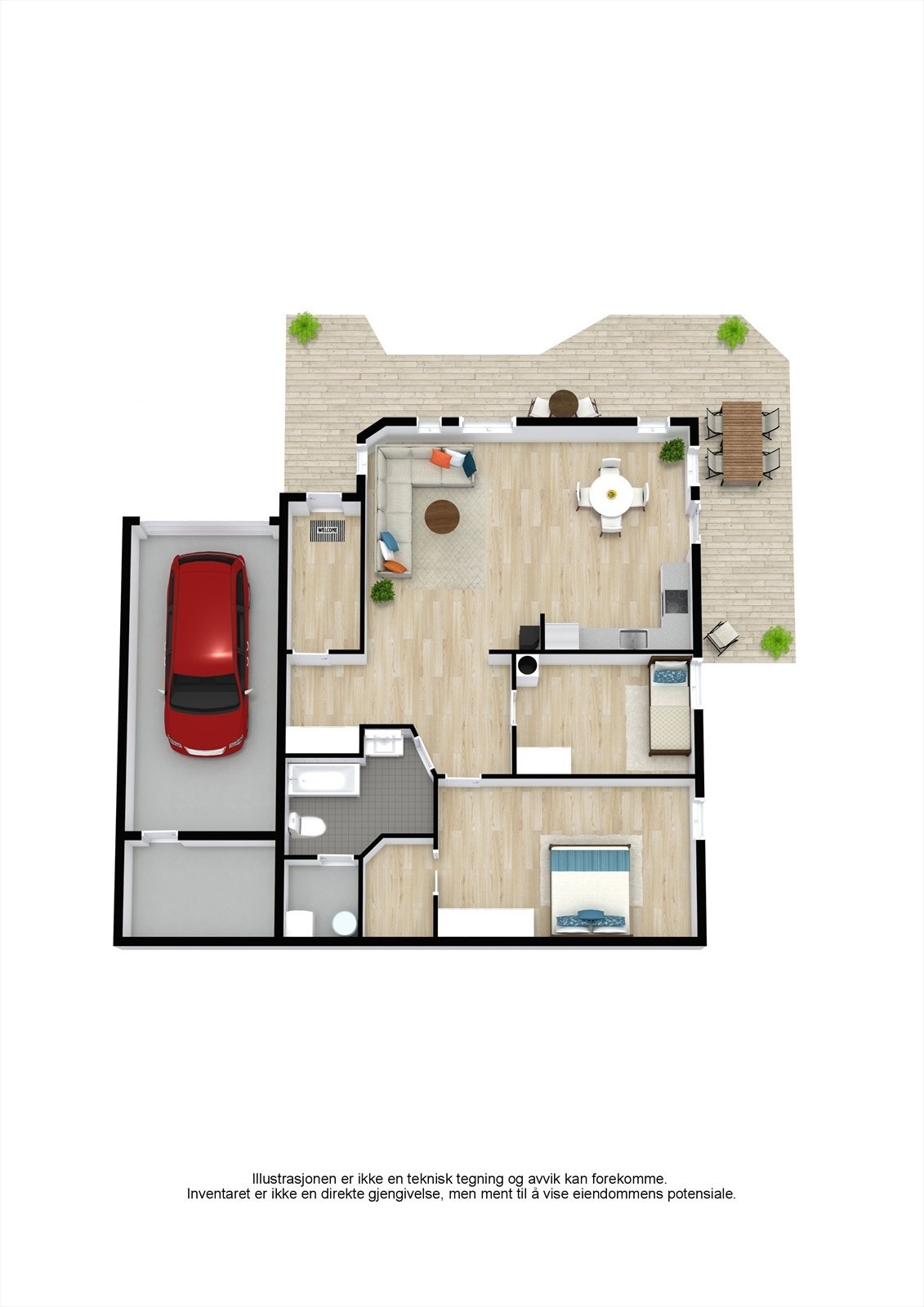 Plantegning. Galleribilde