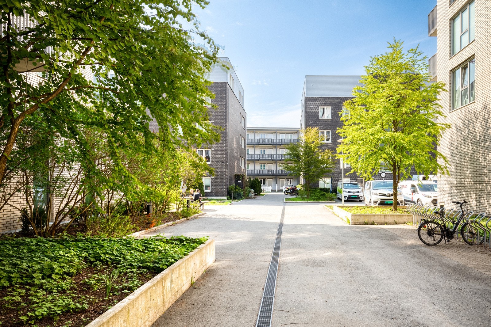 Sameiets fellesarealer er pent opparbeidet Galleribilde