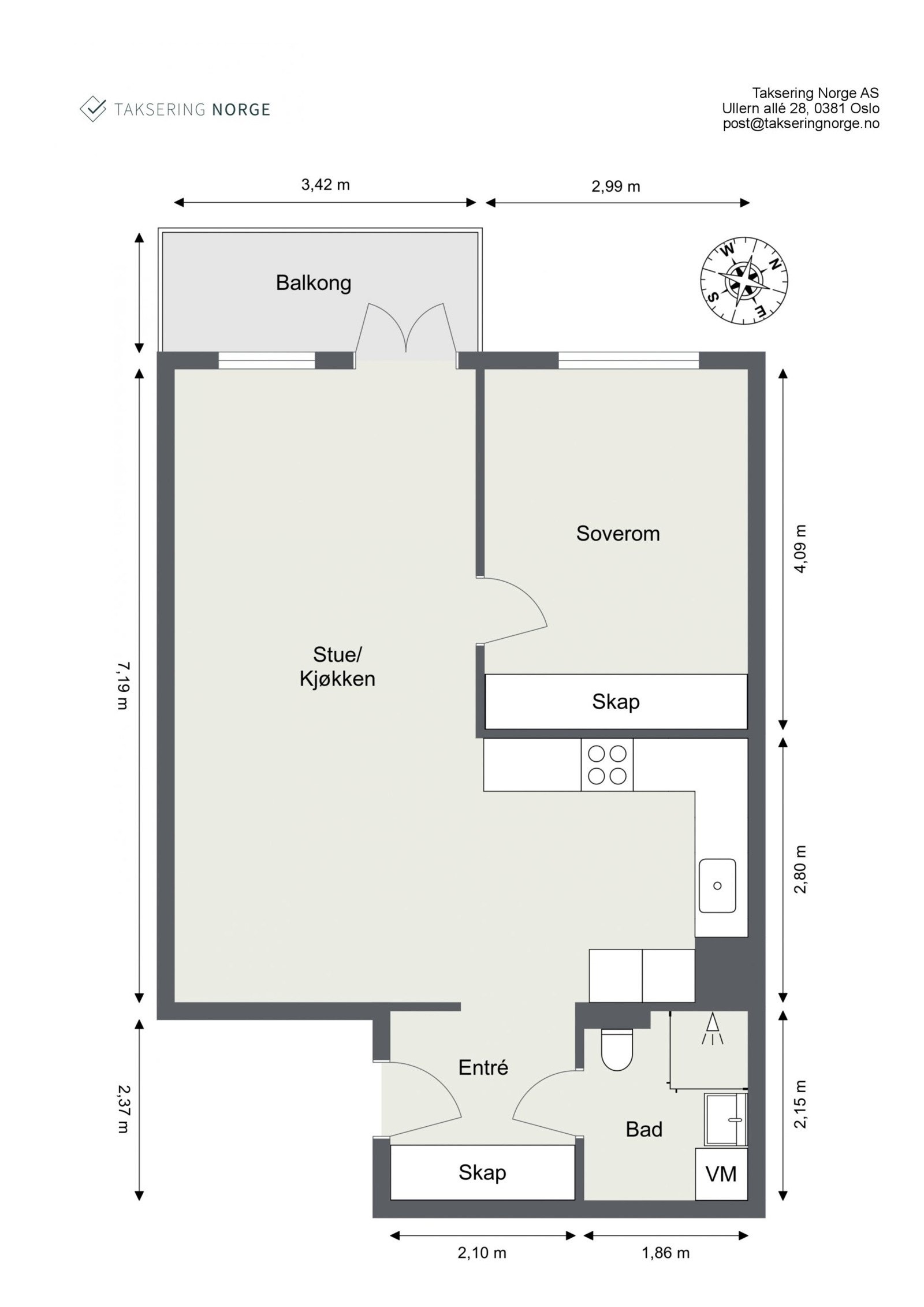 Plantegning Galleribilde