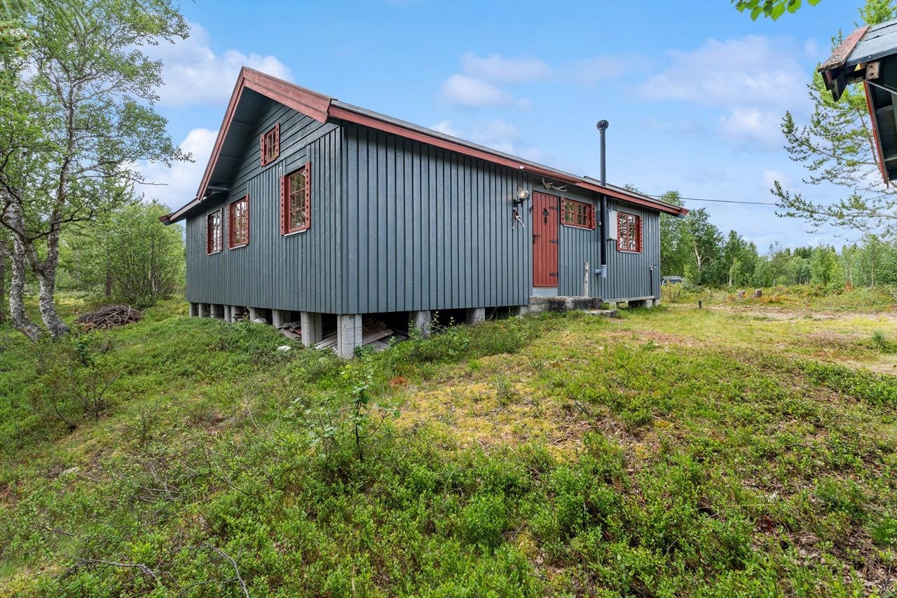 Naturtomten er delvis skrånet. Galleribilde