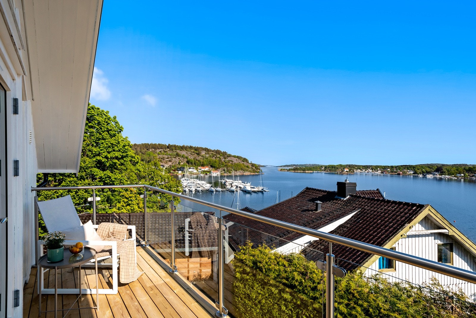 Balkongen utenfor hovedsoverommet i 2. etasje. Galleribilde