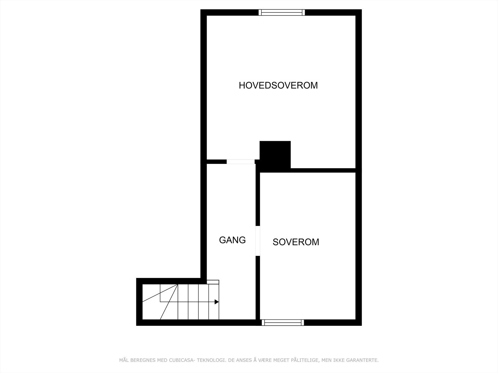 Plantegning loft Galleribilde