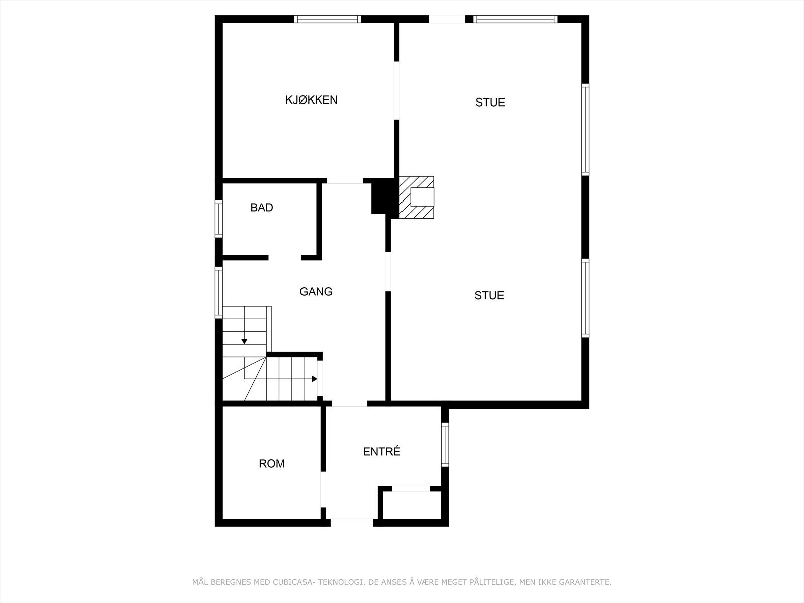 Plantegning Galleribilde