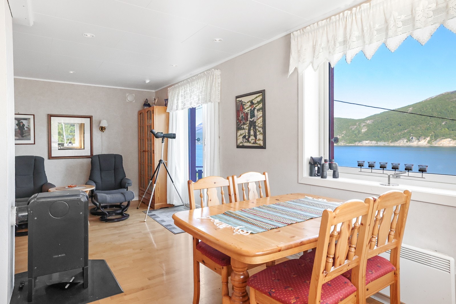 Her er det plass til et spisebord Galleribilde