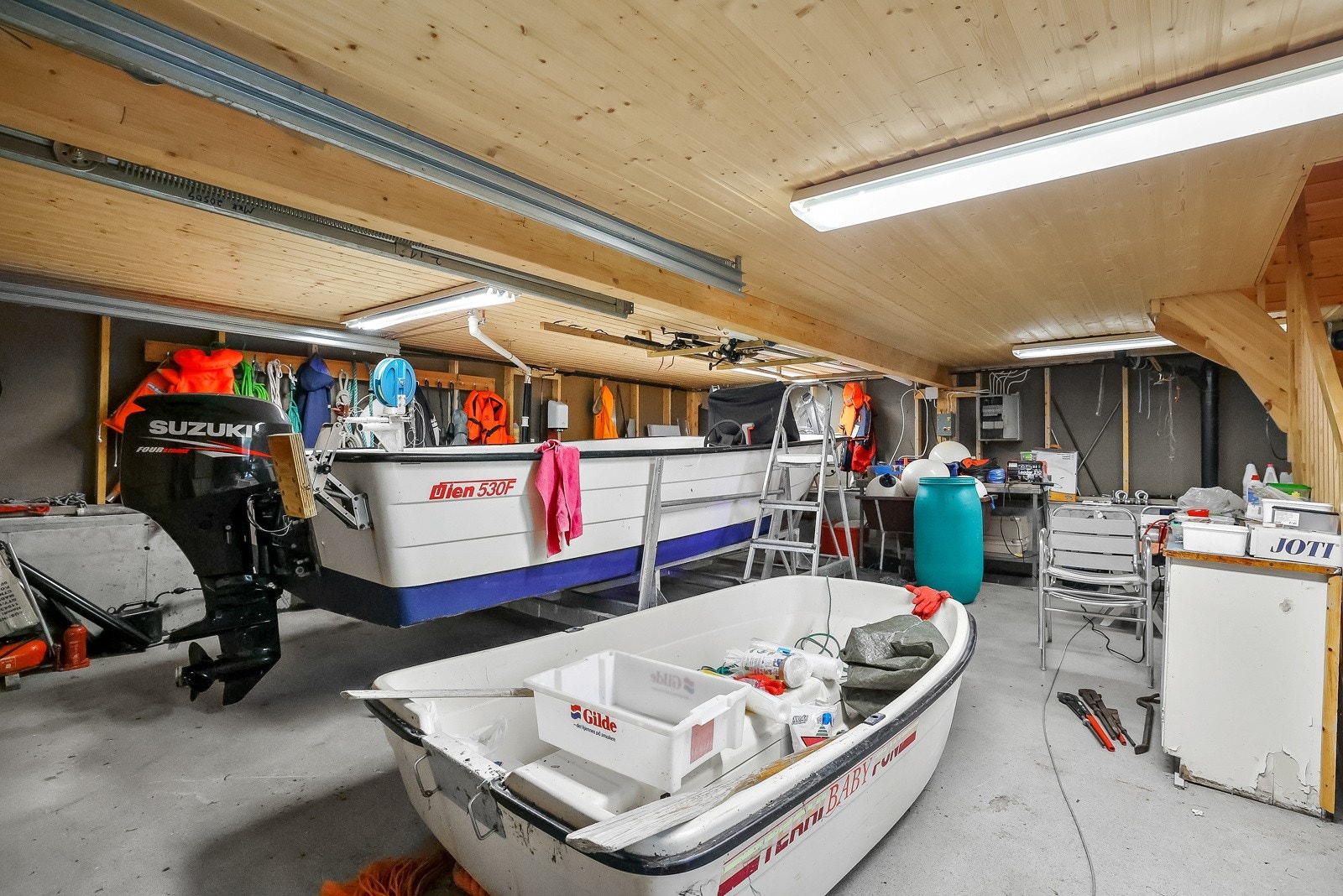 Det er god plass til oppbevaring Galleribilde