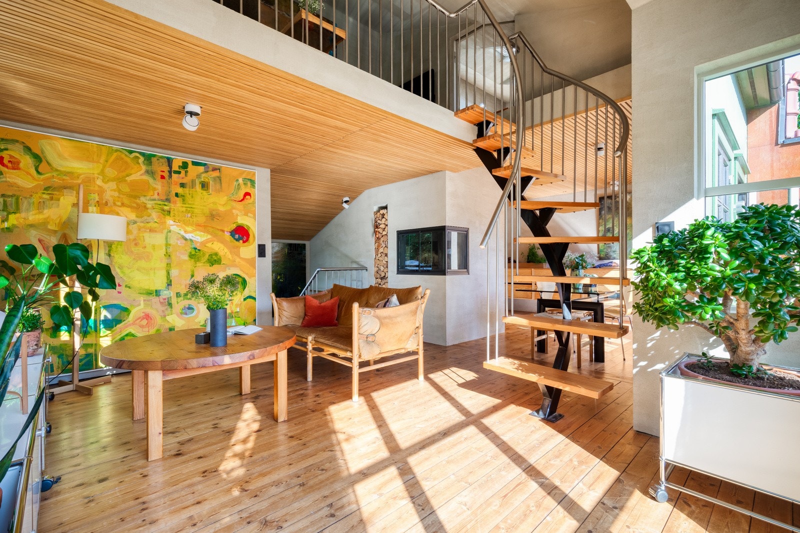 En stor peis sørger for både varme og hygge i høst- og vinterhalvåret. Galleribilde