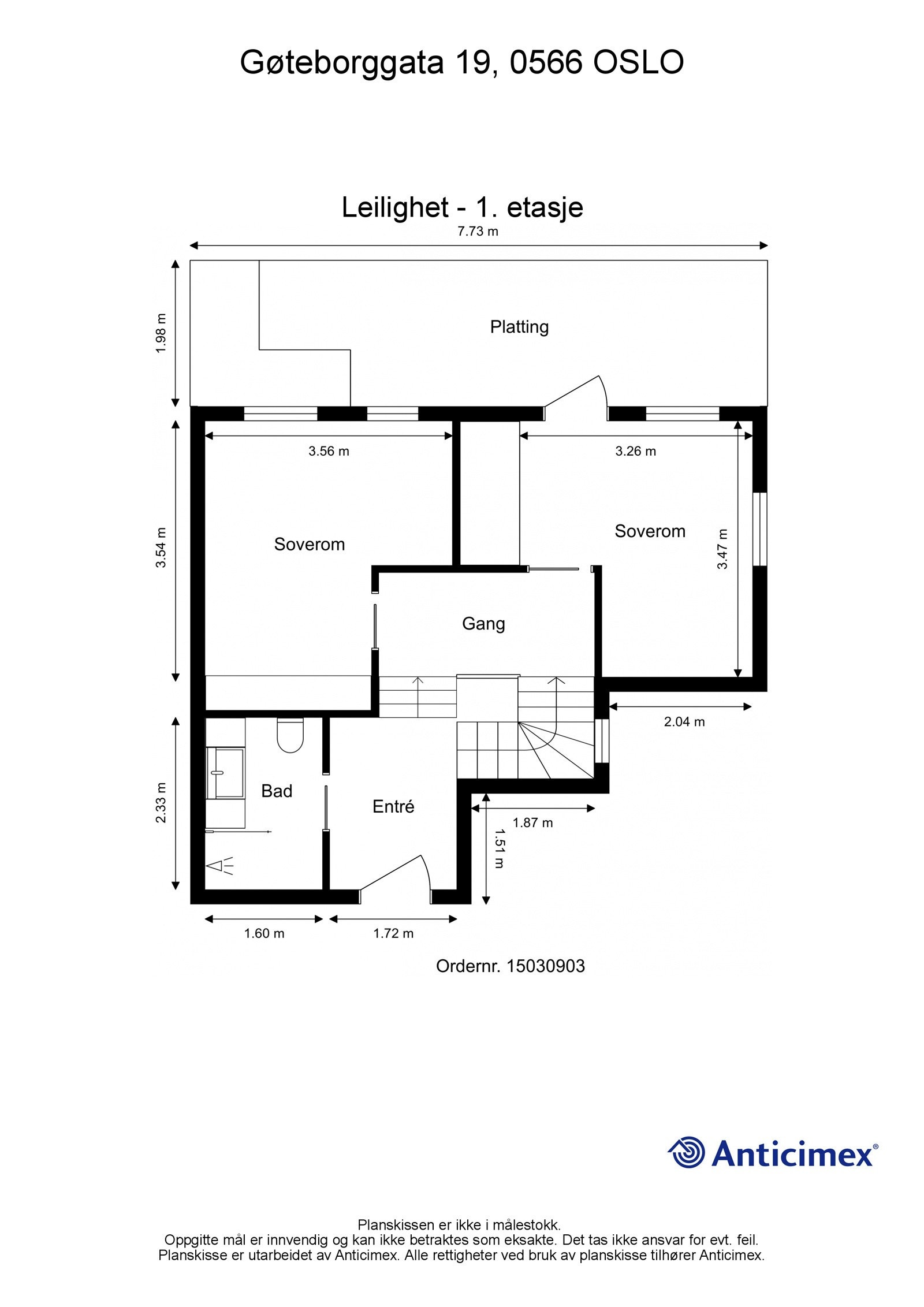 Plantegning underetasje. Galleribilde