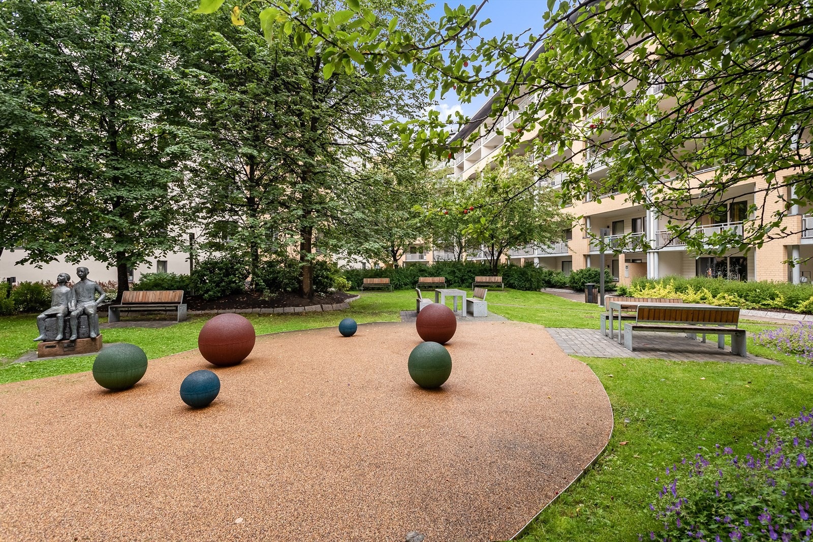 Pent opparbeidede fellesområder. Galleribilde