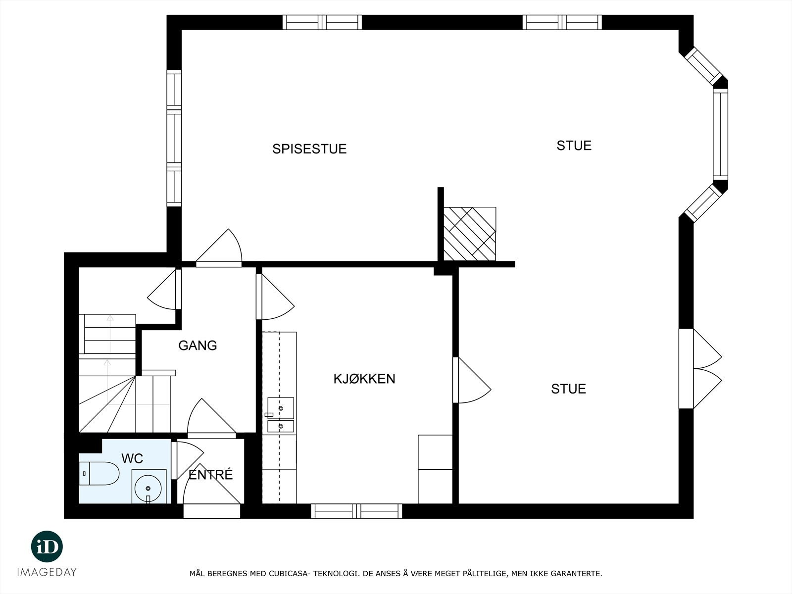 PLANTEGNING 1. ETASJE Galleribilde