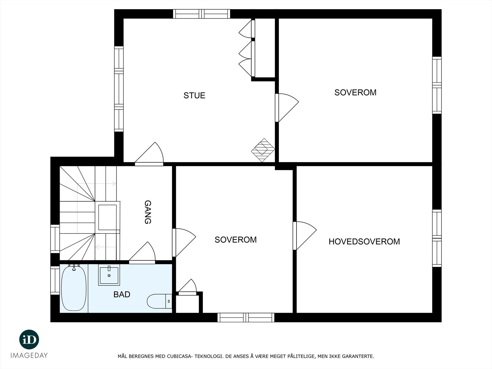 PLANTEGNING 2. ETASJE Galleribilde