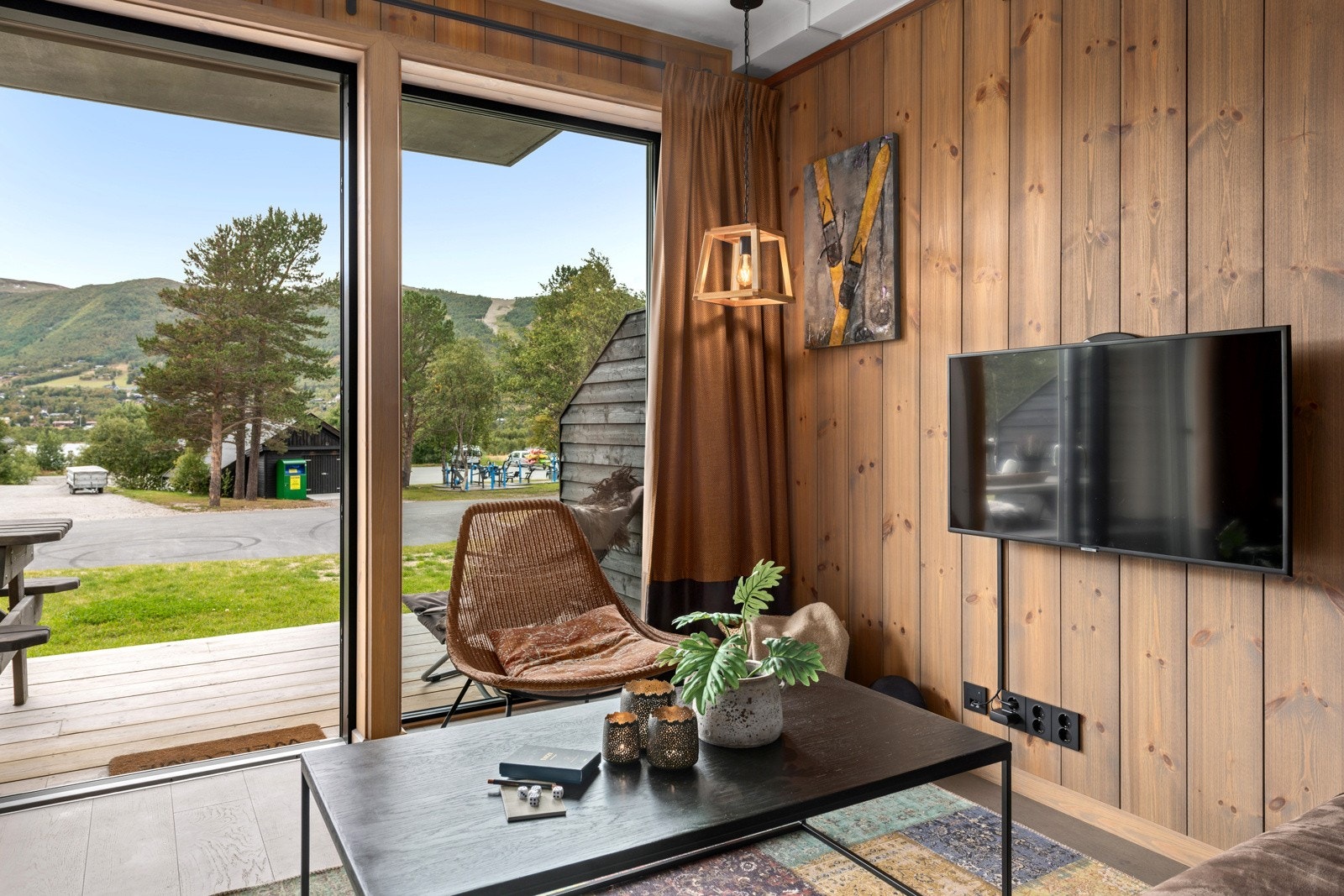 Utgang til stor terrasse Galleribilde