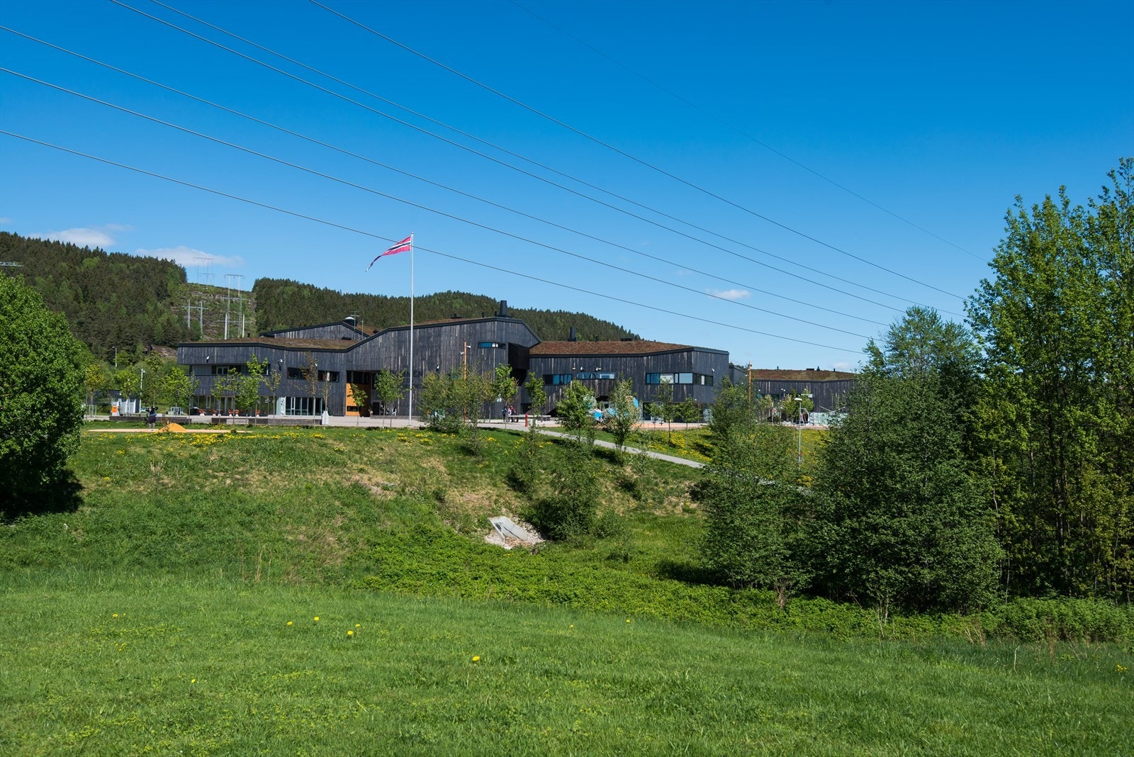 Rommen skole i nærområdet Galleribilde